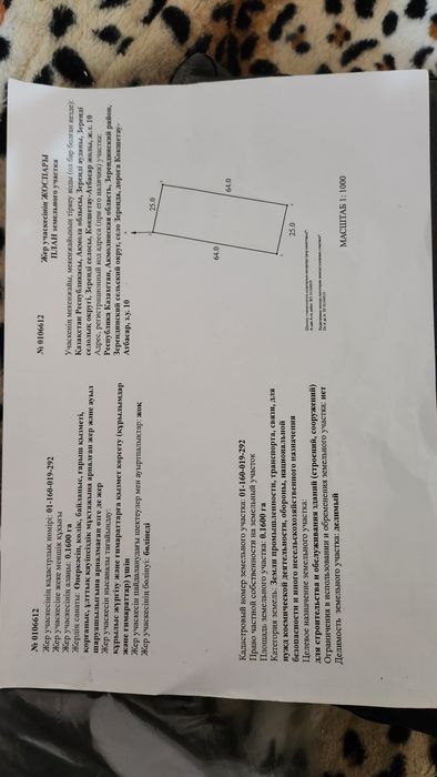 Жер бизнеске арналған