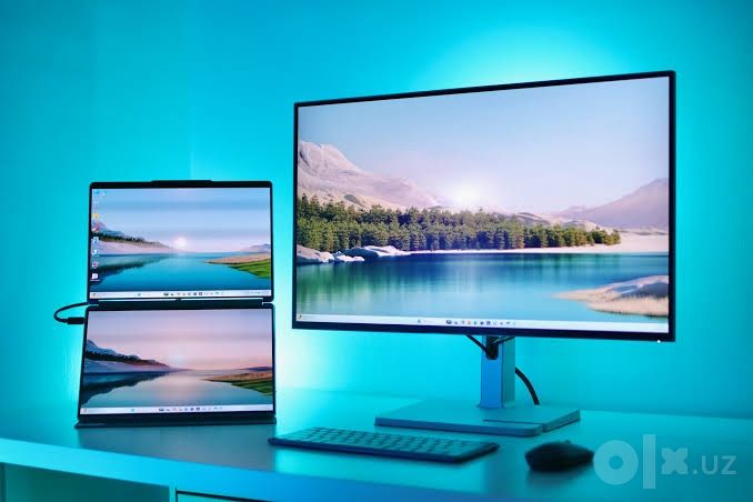 Новый офисный монитор премиум класса Lenovo L27h - 4A в упаковке 2025г