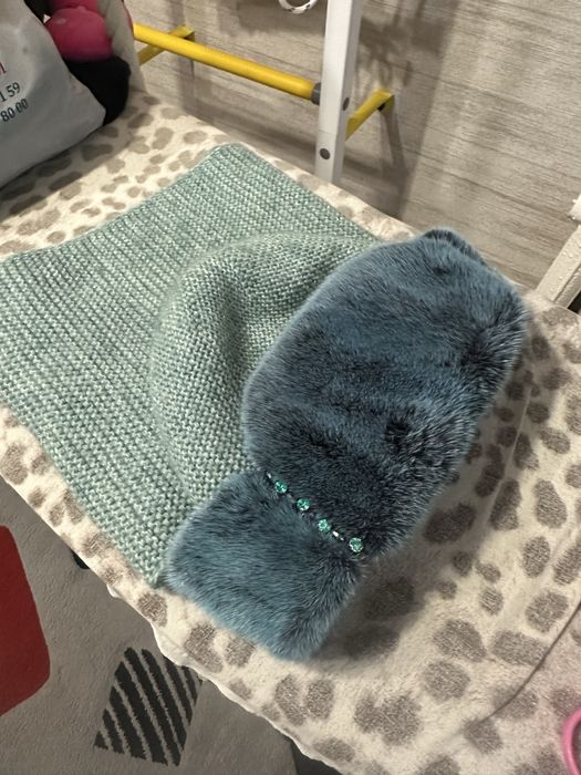 Шапка зимняя с норкой