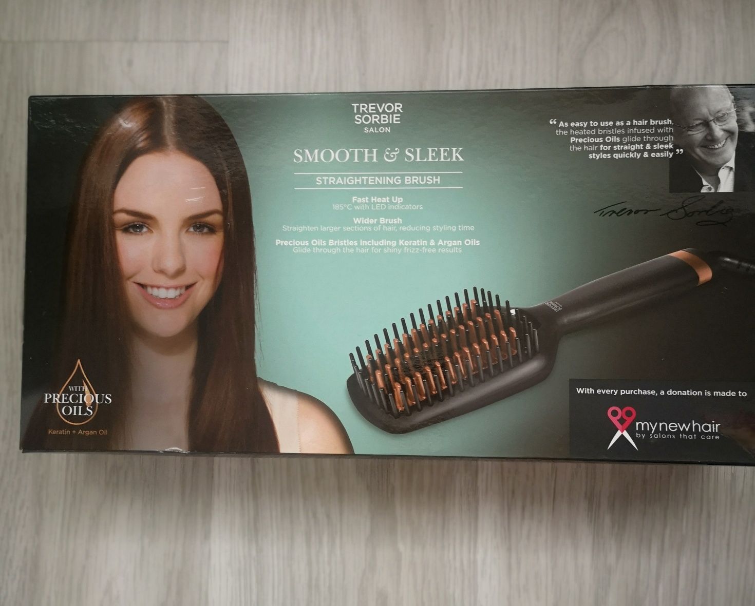 Trevor sorbie smooth 2025 and sleek straightening brush