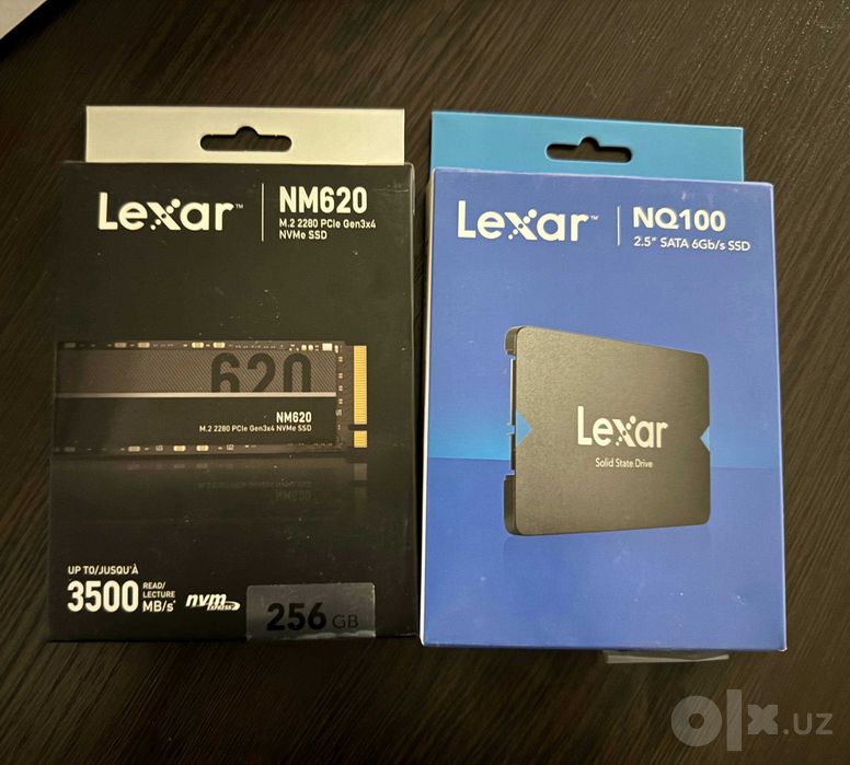SSD Lexar 256 GB SATA и NVMe