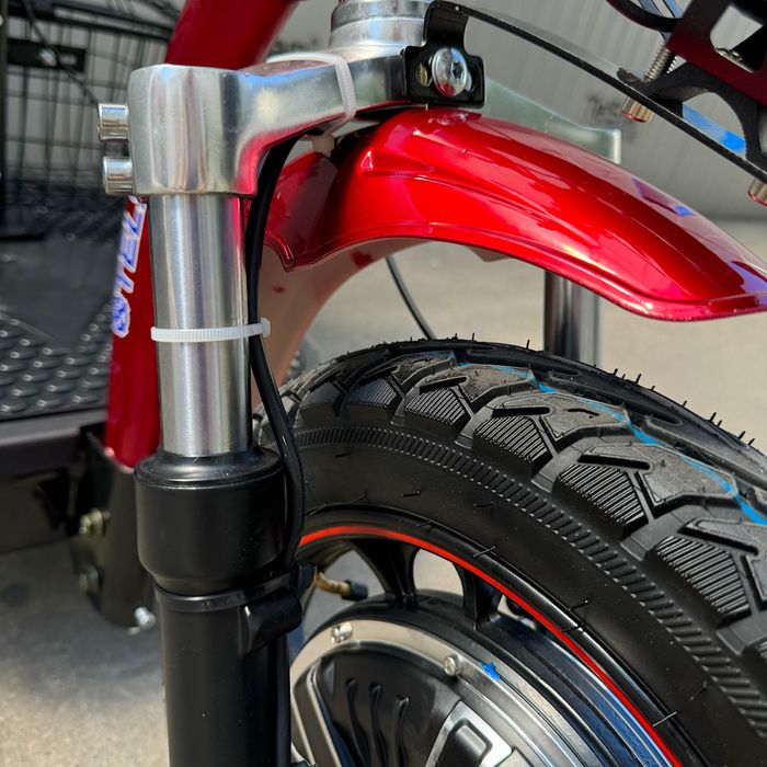 Електрическа триколка с равна платформа и облегалка TS 200.3 48V 500W