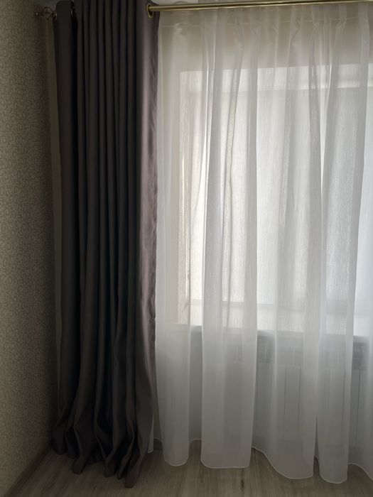 Шторы и тюль в хорошем состояний