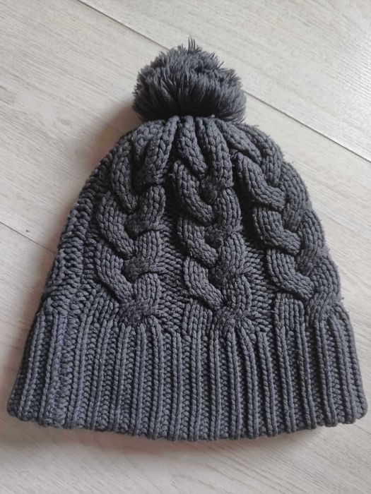 Fes Caciula Beanie Hat One Size Watch Cap Skull Cap Lined Pom On Top