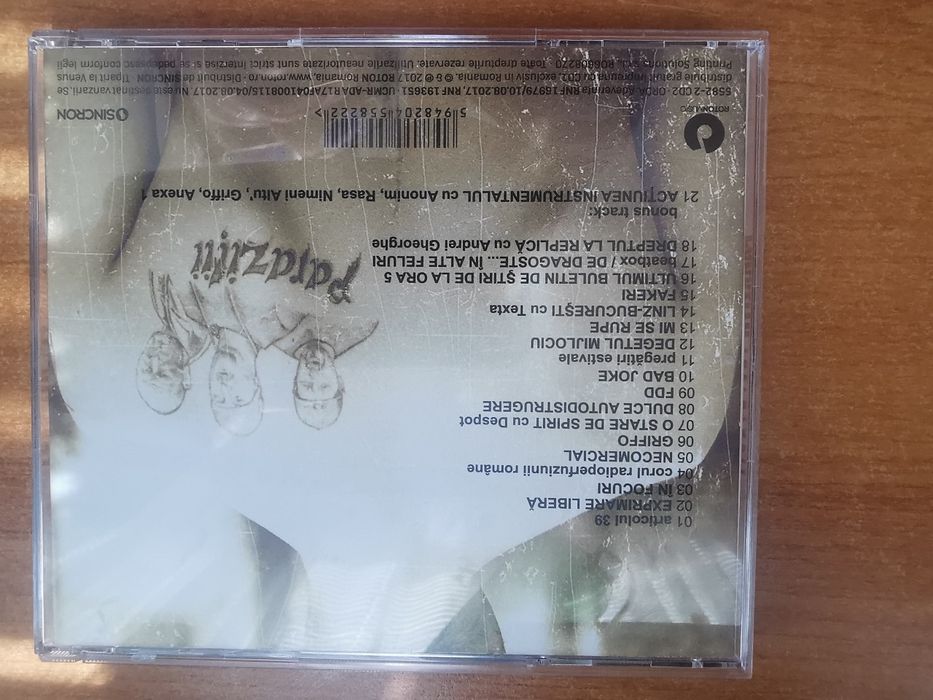 CD Hip Hop Album Parazitii -  Irefutabil