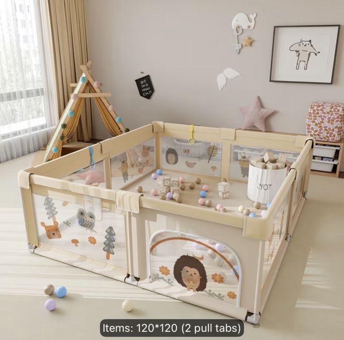 Бебешка кошара за игра 120 на 120