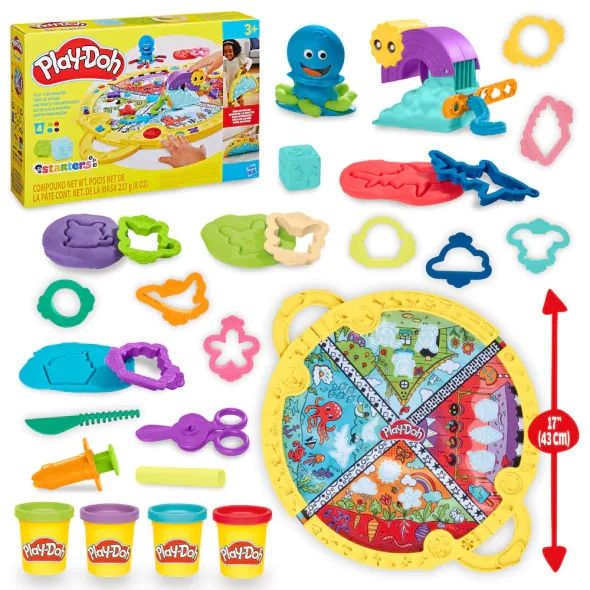 Безплатна доставка до BoxNow - Чисто ново Play-Doh чанта - килимче за игра с пластелин и формички