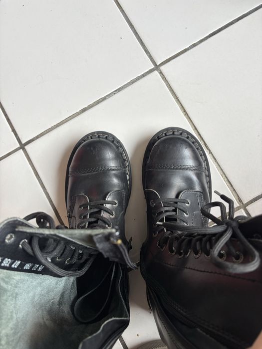 метъл кожени Обувки Steel