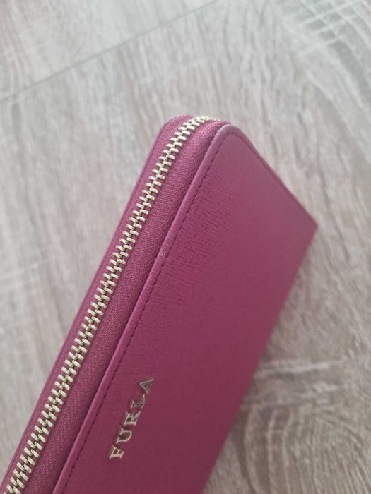 Furla Babylon портфейл в розов цвят