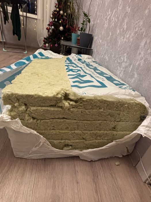 Каменная вата новая