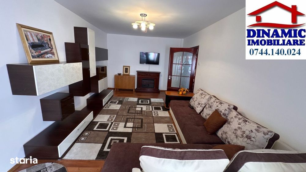 Apartament 3 camere, decomandat, 80 mp – parter înalt – 430 €/lună