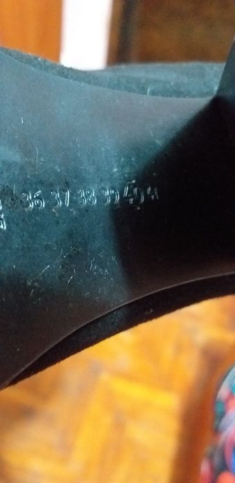 Ghete Zara  piele intoarsa