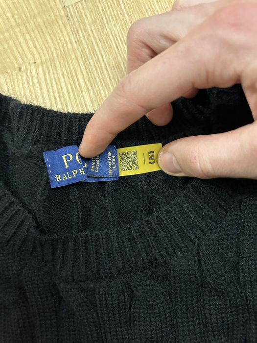 Pulover Polo Ralph Lauren – cable knit (negru)