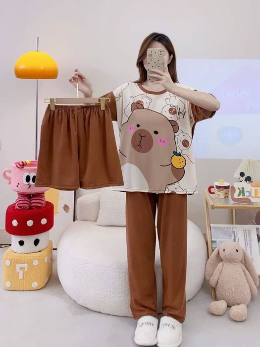 Ayollar va qizlar uchun 3 tasi 1 da pijama