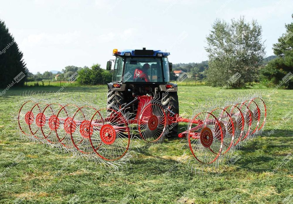 Wheel Rake - „Sun” duplex (5-8 m), 9-13 roți / FPM-DSS