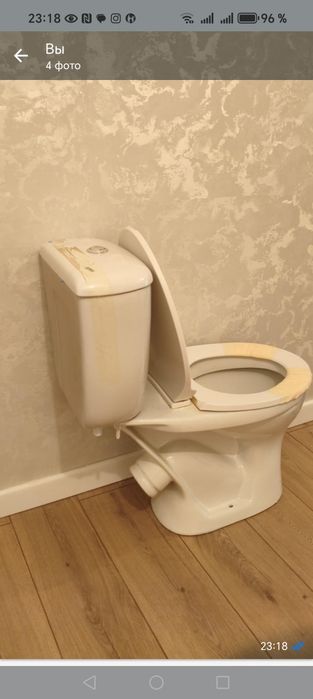Унитаз в хорошем состоянии