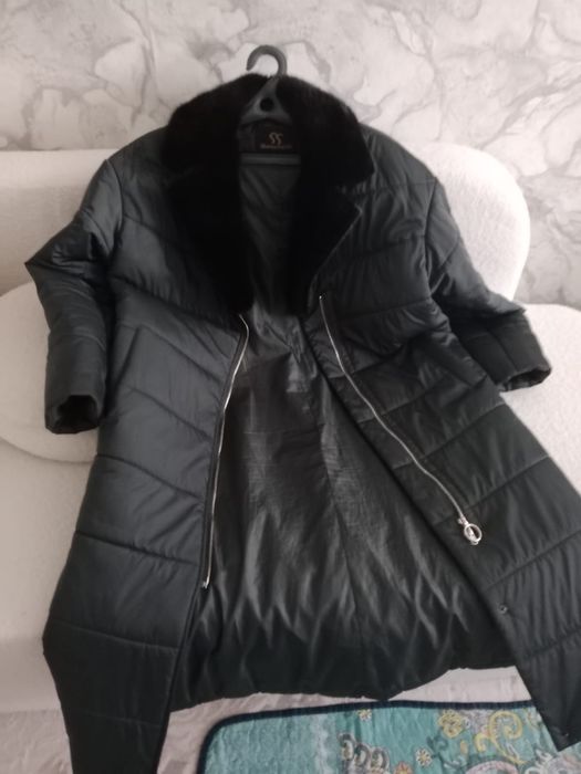 Куртка с норковым воротником