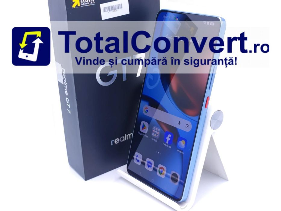 Realme GT7 512GB IceSense Blue 12GB Dual, Garantie 24 luni | #D94135