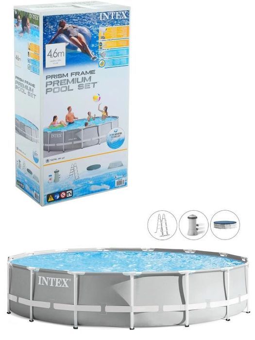 Каркасний бассейн INTEX | bassen | basseyin | basen | 4.57×1.22