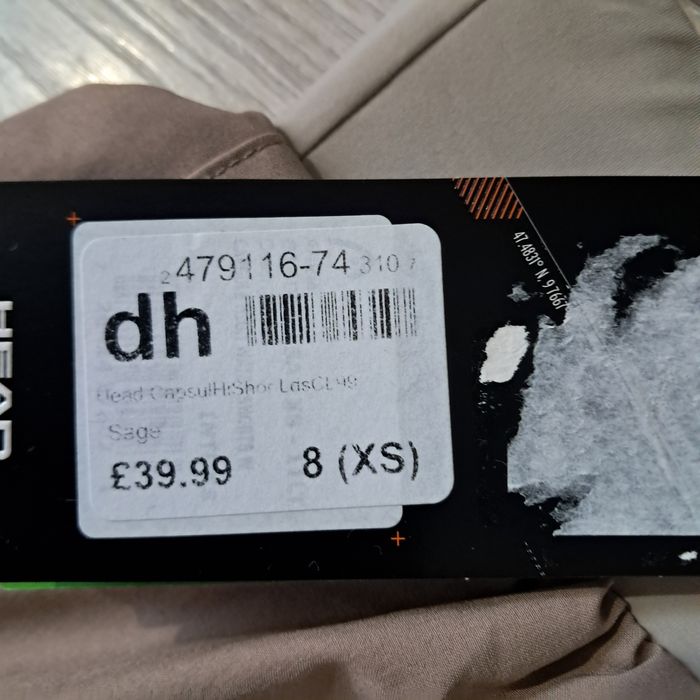 Дамски спортни къси панталони за бягане HEAD ,размер - XS.