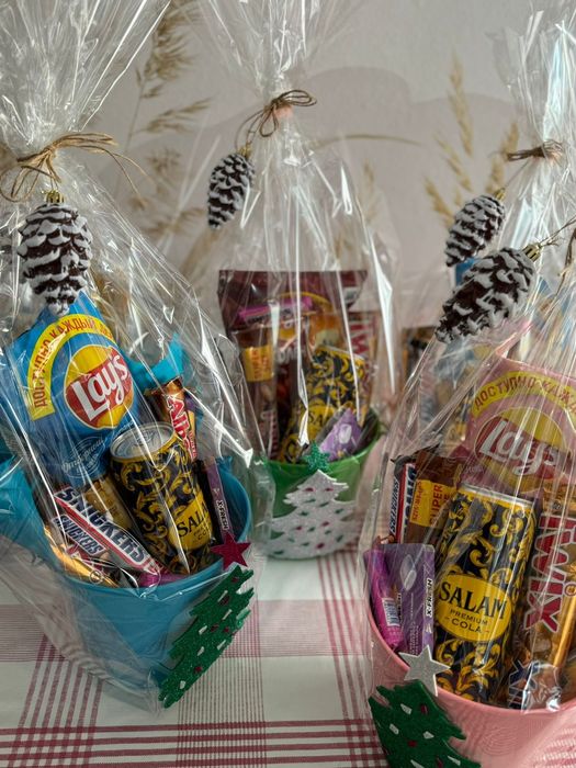 подарки кульки наборы боксы