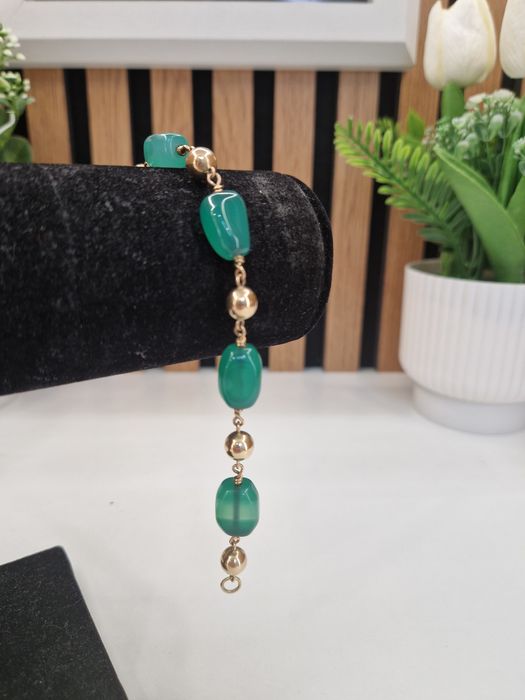 Brățară Aur 14k 17.78gr 19cm lungime Garantie!#51235