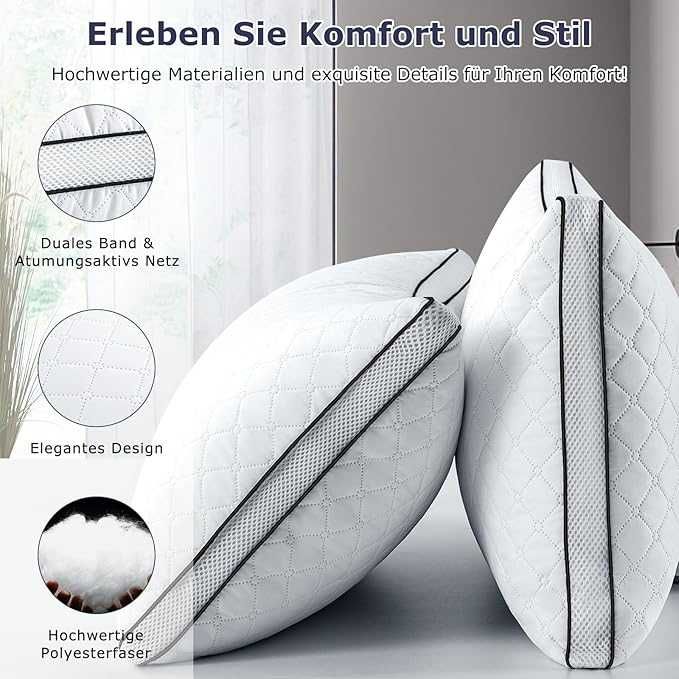 Slybear Ортопедични възглавници Комплект 2бр. 80x40 см