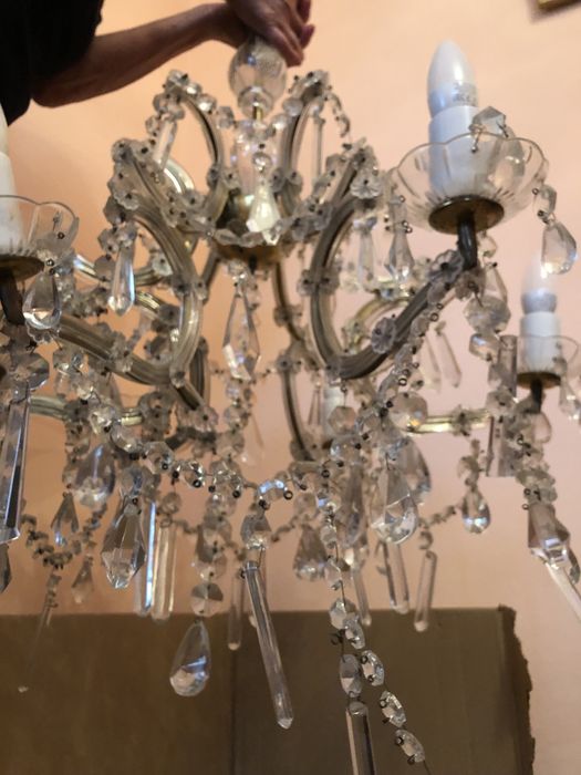 Lustra cristal de Medias 6 brate