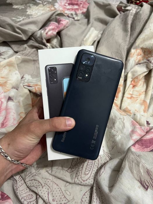 Redmi note 11 4+2/128gb ekran almashgan rodnoy stiklo singan