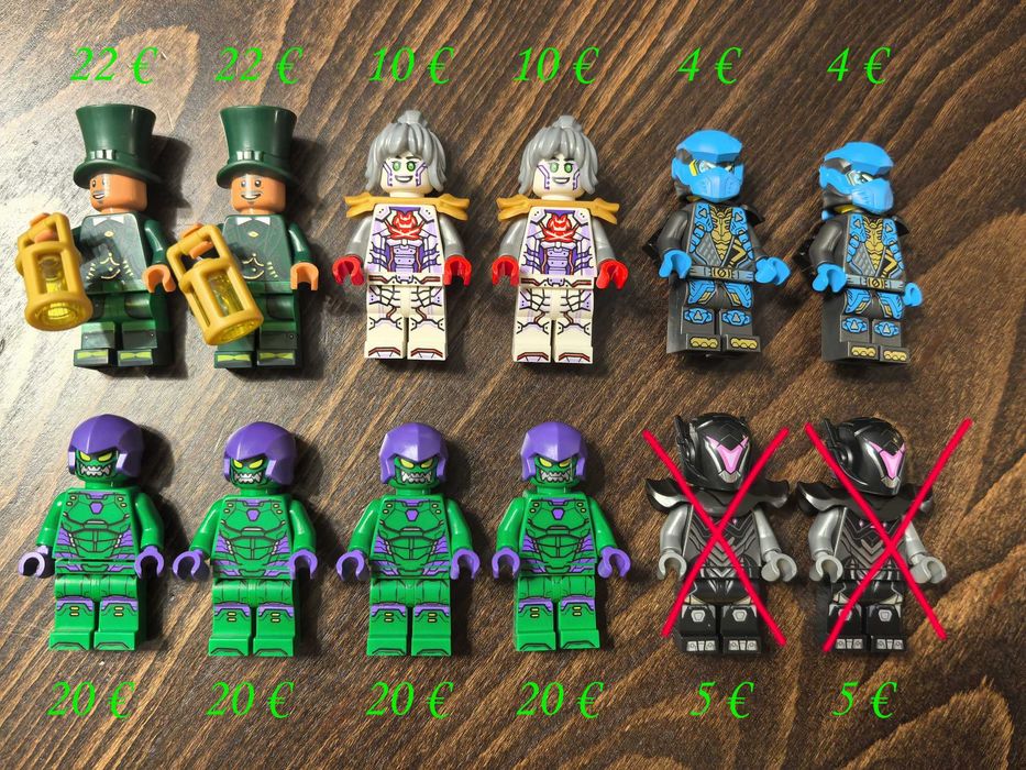 LEGO минифигурки рицари пирати нинджаго космос колекционерски стар уорс уестърн фортнайт властелинът на пръстените други ЧАСТ 3