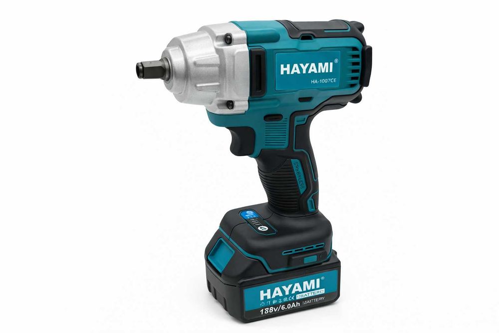 Cheie impact 700Nm HAYAMI 188V 2 acumulatori profesionala