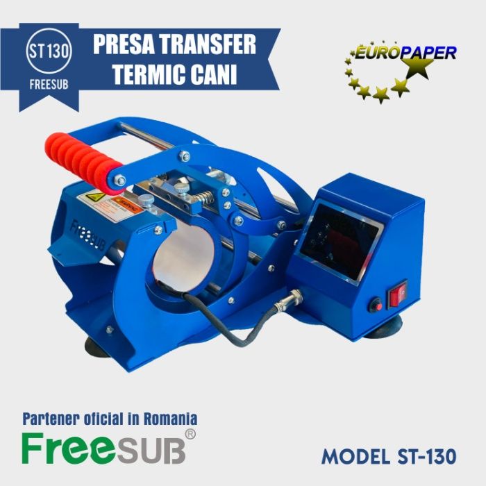 Presa termica pentru cani ST-130 - personalizare prin sublimare cani
