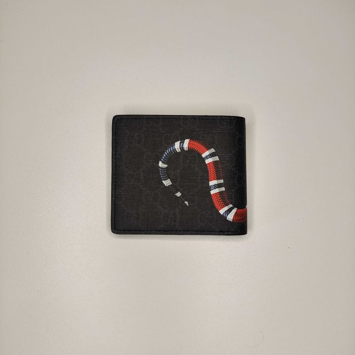 Gucci Портфейл Черен със змия