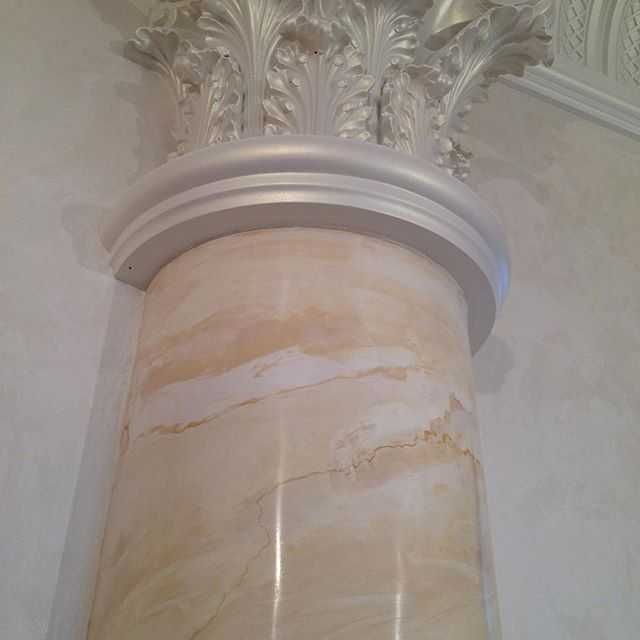 Aspect de marmură naturală – finisaj decorativ renovare amenajari