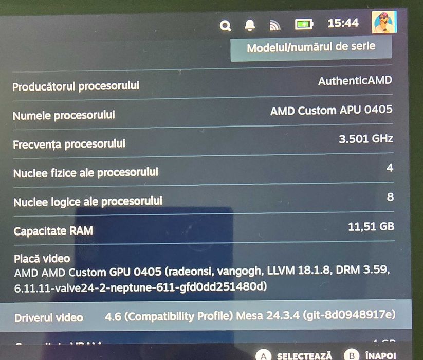 Steam Deck LCD 1TB (512GB + 512GB SD) | Ca Nou | Full Accesorii