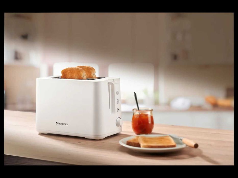 Двухсекционный тостер с функцией подогрева хлеба (Германия)