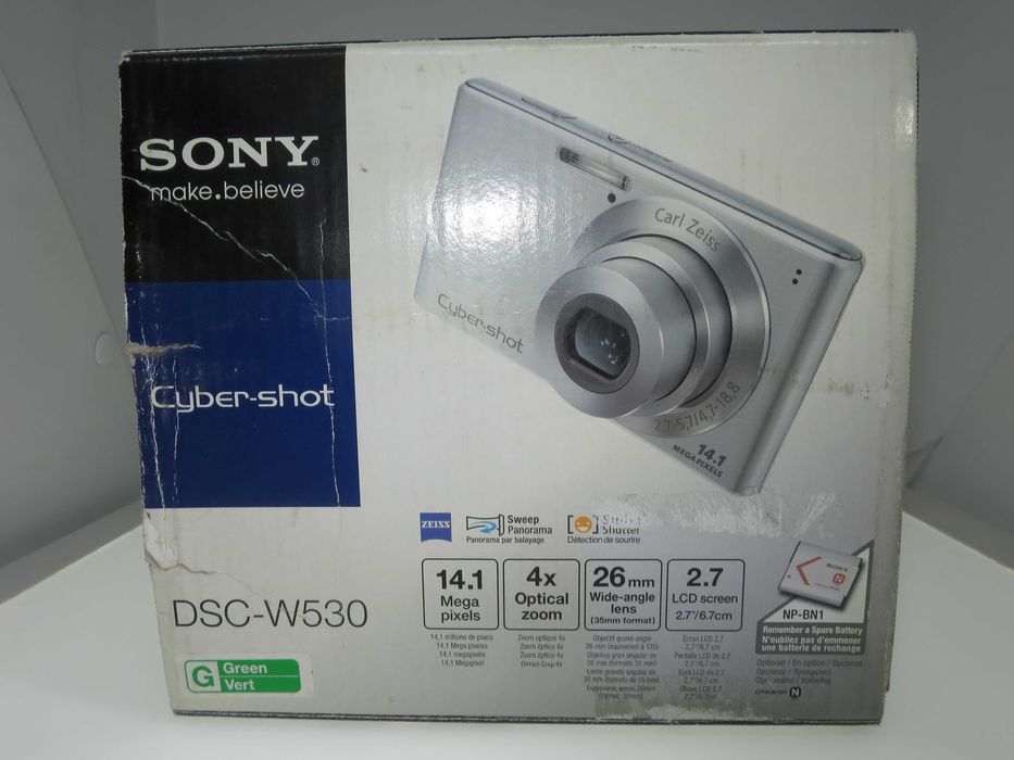 Sony Cyber-shot W530 компактен цифров фотоапарат дигитална камера НОВ!
