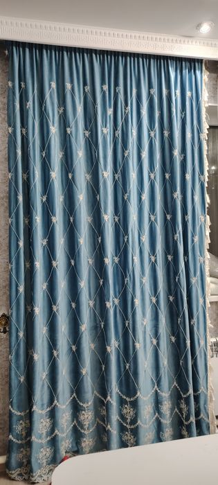 Перде дайын көк туси