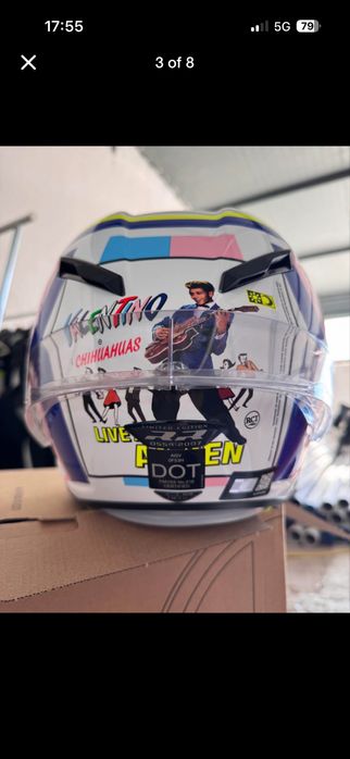 Каска AGV Pista GP RR Assen 2007 Valentino Rossi Limited Edition - L