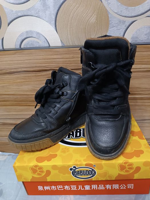 Теплые ботинки на мальчика