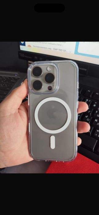 Iphone 16 pro 256 ,92% natural titanium идеал