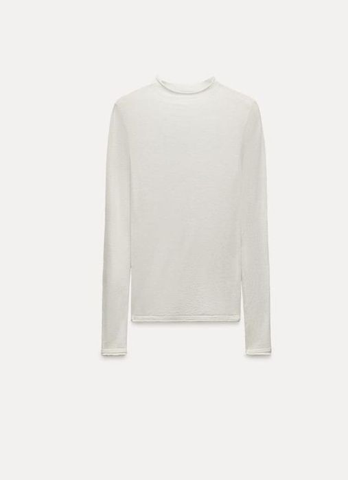 Pulover lana/mătase Zara