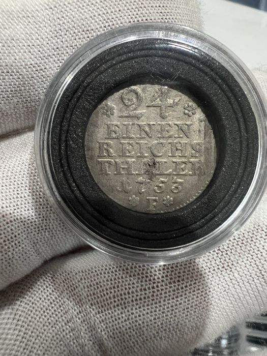 Рядка Сребърна Монета 1/24 Талер 1753 г. – Прусия, Фридрих Велики