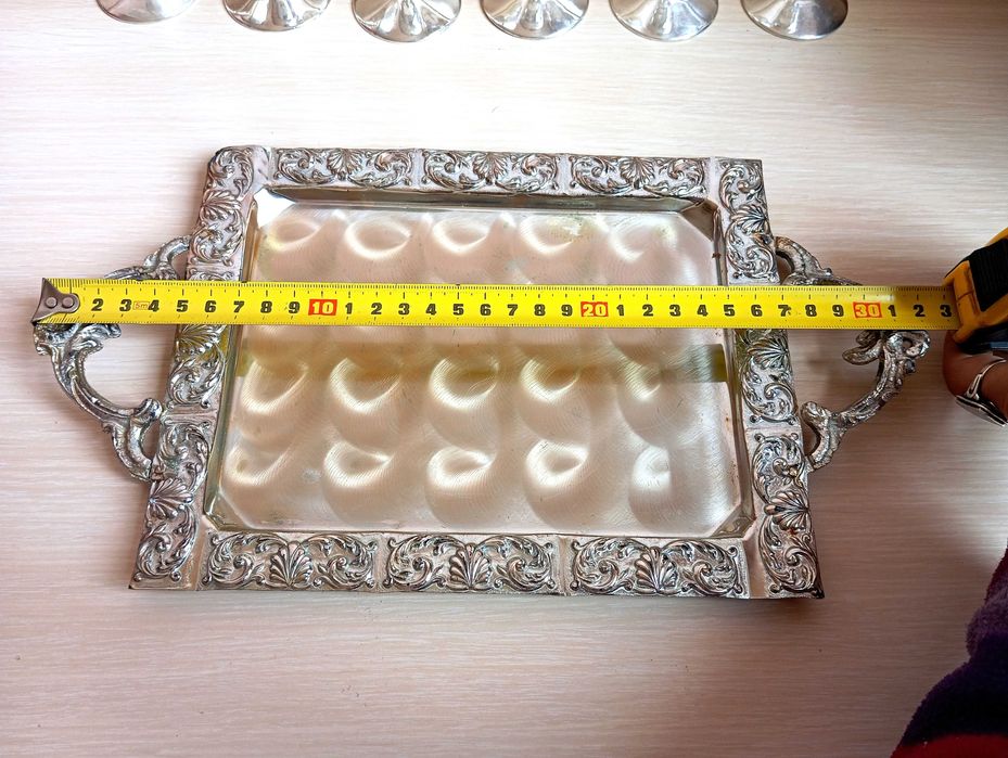 Страхотен Посребрен Сервиз