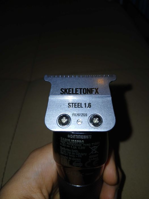 СПЕШНО! BaByliss Pro Skeleton FX Gunsteel + Charging Dock – като нов