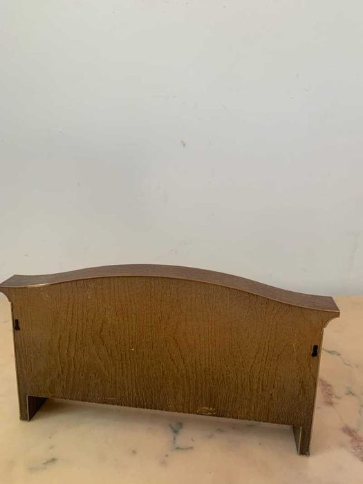 Raft din lemn cu șase sticlute pentru condimente decor