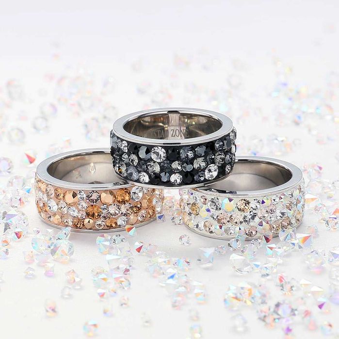 Дамски Пръстен със 150 Кристала Swarovski