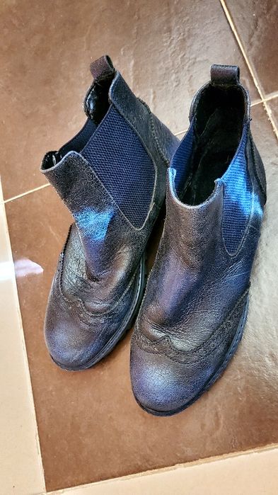 Италиански черни боти, DKNYбежови,Габина омбре цвят и летен ботуш