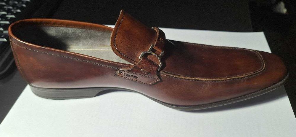 Мужские кожаные лоферы Magnanni, новые, из США, дешево!
