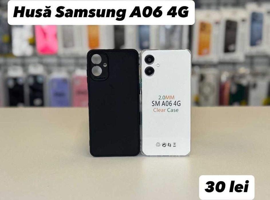 Husă silicon, folie, cablu, încărcător  Samsung A06 4G